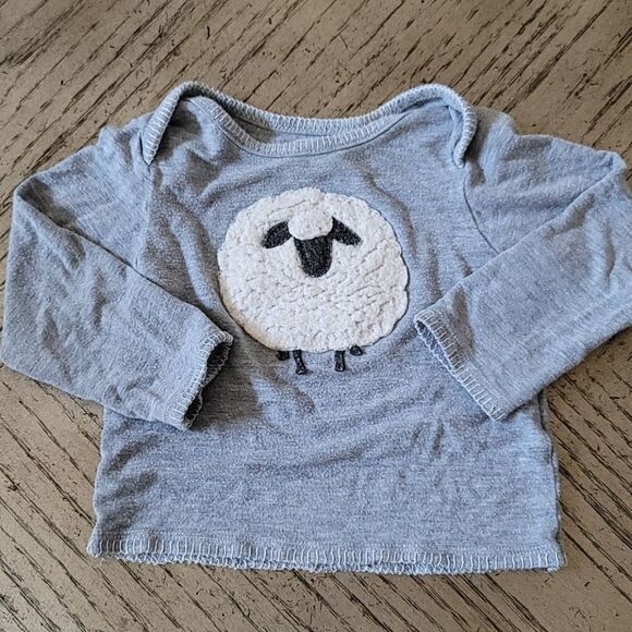9-12 months mud pie sheep pj set - Picture 2 of 4